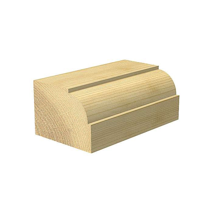 Trend 3.2mm Radius x 9.5mm Cut Rounding Over Cutter C074X1/4TC
