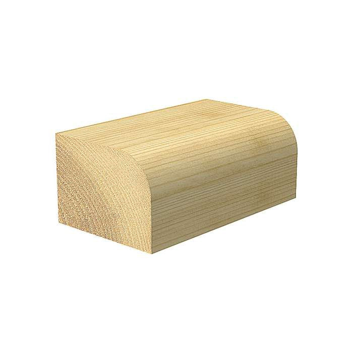 Trend 9.5mm Radius x 15.9mm Cut Rounding Over Cutter C078X1/4TC