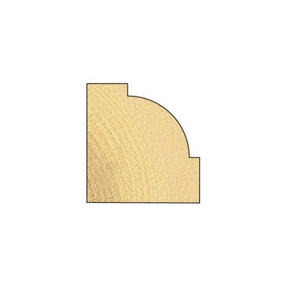 Trend 9.5mm Radius x 15.9mm Cut Rounding Over Cutter C078X1/4TC
