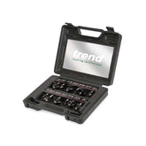 Trend 1/4" 12 Piece 1/4in shank TCT Router Cutter Set SET/SS8X1/4TC