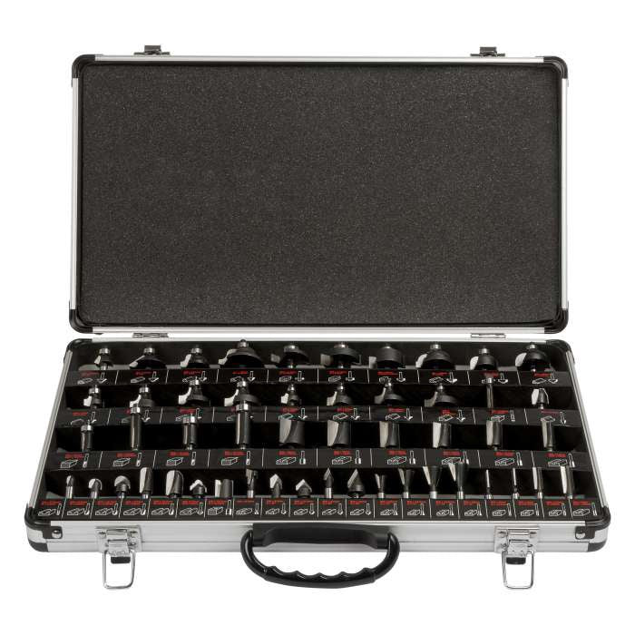 Trend 1/4" 50 Piece 1/4in Shank TCT Router Cutter Set SET/SS50X1/4TC