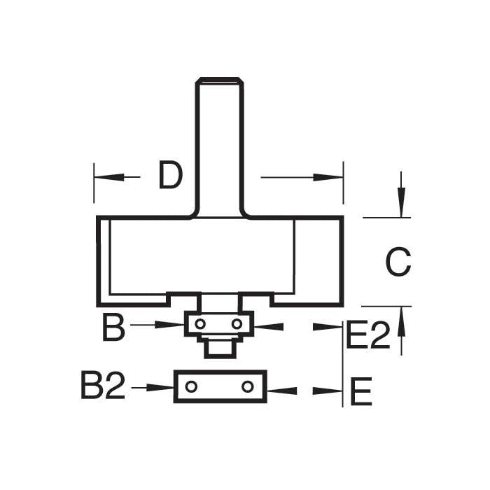 Trend 1/4" 35mm Dia. x 12.7mm Cut Self Guided Rebater C040X1/4TC
