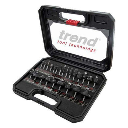 Trend 1/4" Starter Cutter Set 24 Piece SET/SS24X1/4TC