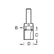 Trend 1/4" 12.7mm Dia. x 9.5mm Cut Template Profile Cutter C121BX1/4TC