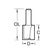 Trend 1/4" Two Flute Cutter 10mm 3/61X1/4TC