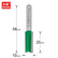 Trend 1/4" Two Flute Straight Cutter 10mm Dia. x 25mm Cut C016CX1/4TC
