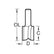 Trend 1/4" Two Flute Cutter 12mm 3/8LX1/4TC