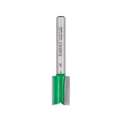 Trend 1/4" Two Flute Straight Cutter 12mm Dia. x 19.1mm Cut C019X1/4TC