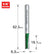 Trend 1/4" Two Flute Straight Cutter 6.3mm Dia. x 19.1mm Cut C007X1/4TC