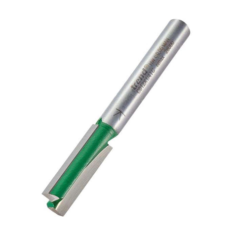 Trend 1/4" Two Flute Straight Cutter 7.9mm Dia. x 25.4mm Cut C012X1/4TC