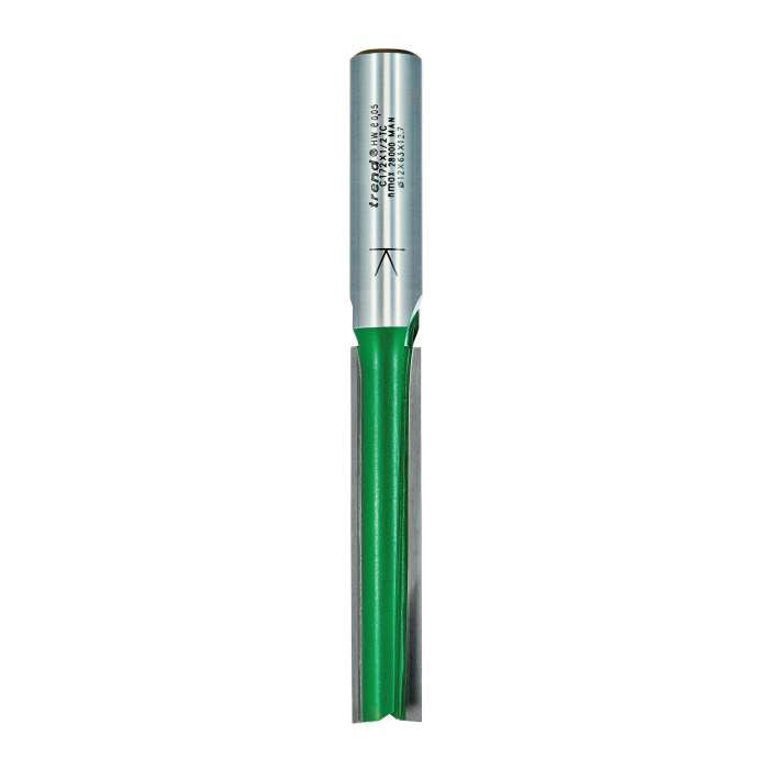 Trend 12mm Dia. x 63mm Two Flute Straight Cutter for use with Trend Lock Jigs C172X1/2TC
