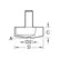 TREND 18/20X1/2TC PANEL BEVEL CUTTER 50MM DIAMETER