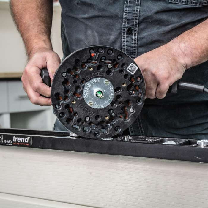 Trend 180mm Universal Plunge Router Sub-Base UNIBASE/180
