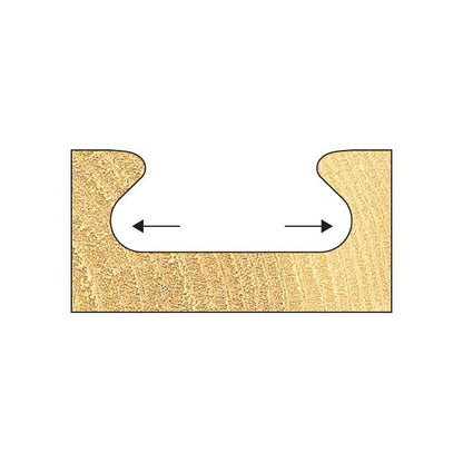 Trend Drawer Pull Cutter 4mm Rad X 19mm Dia C305X1/4TC
