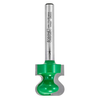 Trend Drawer Pull Cutter 4mm Rad X 19mm Dia C305X1/4TC