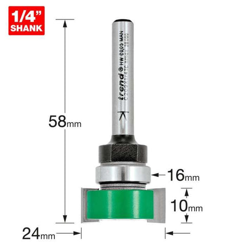 Trend 10mm Cut x 24mm Dia. Intumescent Cutter C209X1/4TC