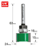 Trend 15mm Cut x 24mm Dia. Intumescent Cutter C220X1/4TC