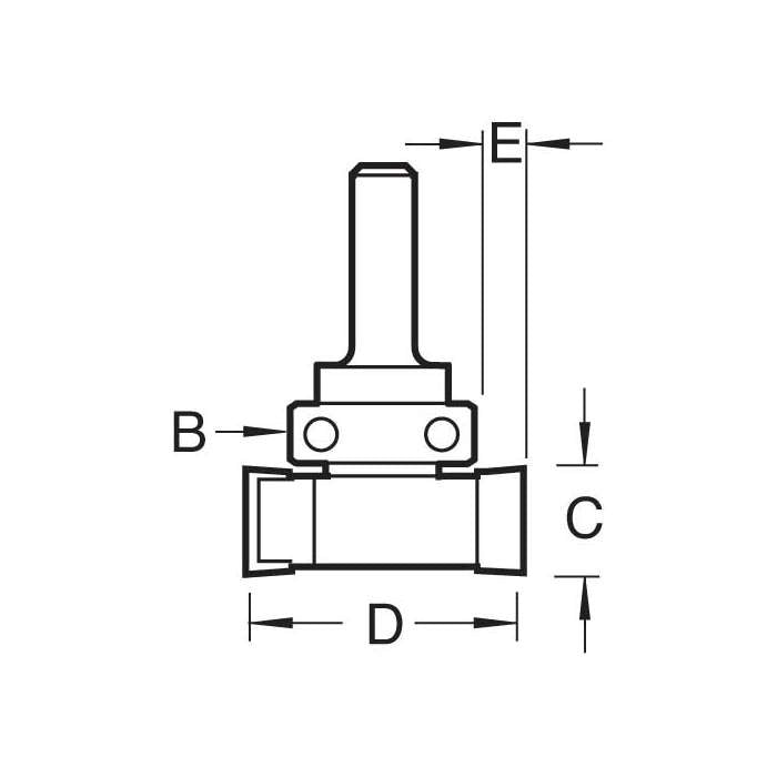 Trend 15mm Cut x 24mm Dia. Intumescent Cutter C220X1/4TC