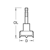 Trend Snappy machine bit 40mm diameter SNAP/MB/40TC