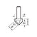 Trend 45 Degrees, 12.7mm Dia. Chamfer V Groove Cutter C044X1/4TC