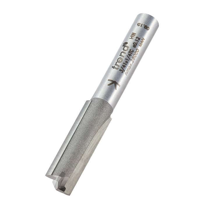 Trend 8mm Two Flute Cutter 3/41X1/4TC 8MM DIAMETER