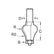 Trend 93/3X1/2TC Handrail Cutter 32mm Dia. X 38mm Cut