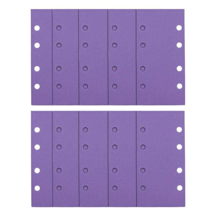 Trend Aluminium Oxide 1/3 Sheet Sanding Sheet 10pc 93mm x 185mm 120 grit AB/THD/120A