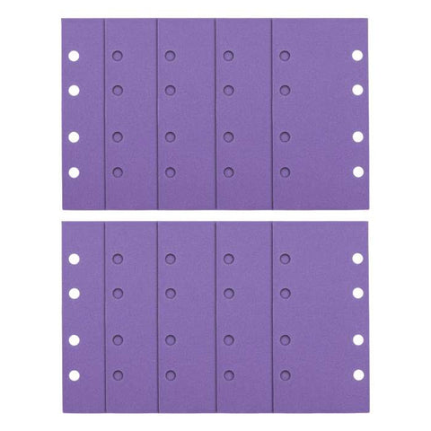 Trend Aluminium Oxide 1/3 Sheet Sanding Sheet 10pc 93mm x 185mm 120 grit AB/THD/120A