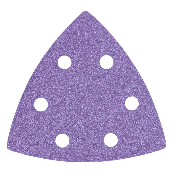 Trend Aluminium Oxide Delta Sanding Sheet 80 Grit 93mm 10pc AB/OSC/80A