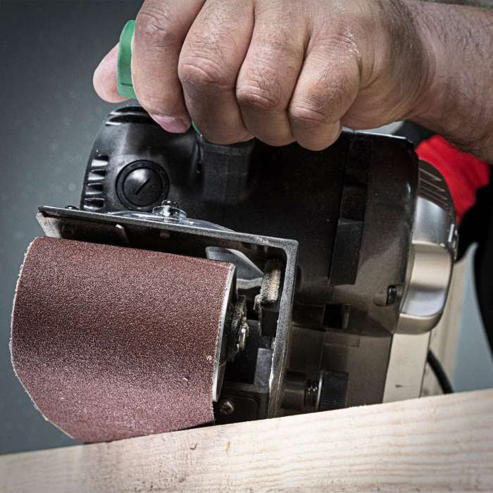 Trend Aluminium Oxide Sanding Belt 40 Grit 75mm x 533mm 3pc AB/B75A/40A
