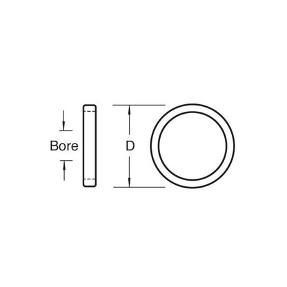 Trend BW14 30mm Sawblade Bushing Washer