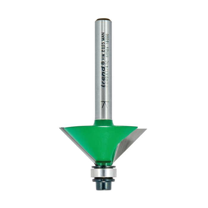 TREND C049X1/4TC SELF GUIDED CHAMFER ANGLE=45 DEG. X 12.7MM CUT