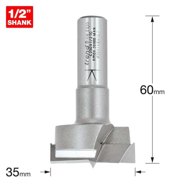 TREND C250X1/2TC ROUTER MACHINE BIT
