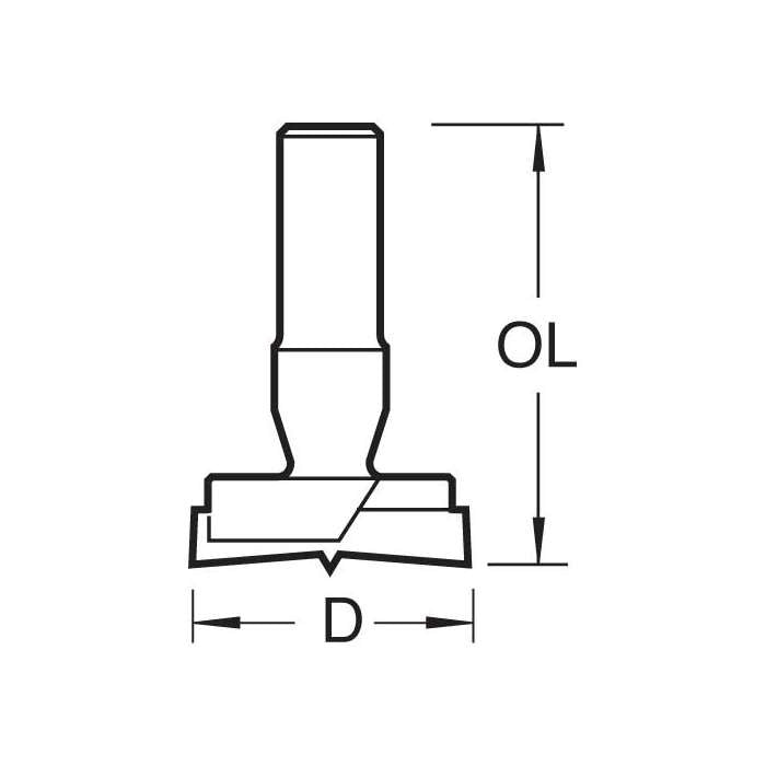 TREND C250X1/2TC ROUTER MACHINE BIT