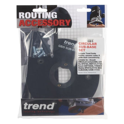 TREND GB/5/V SUBBASE FOR MAKITA RT0700C / DRT50 ROUTER / TRIMMER