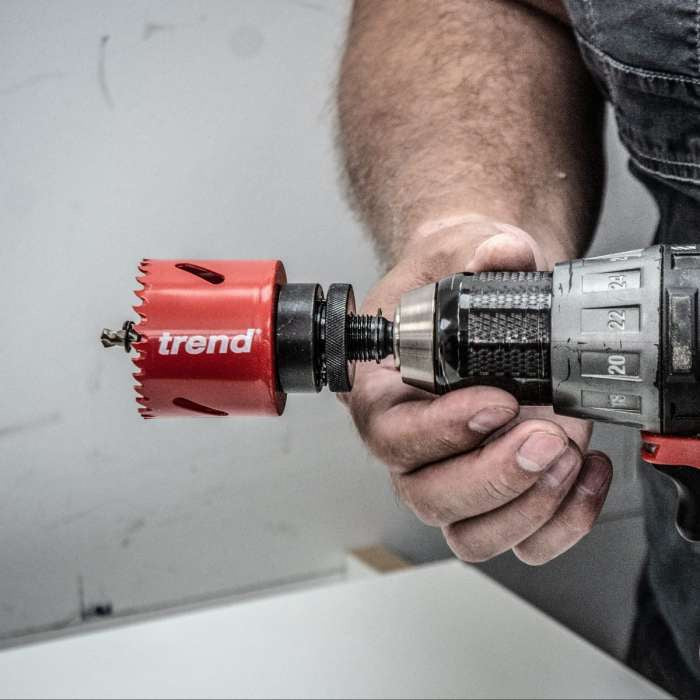 Trend HS/SET/6 - HSS Bi-Metal 8% Cobalt Holesaw 6pc Electrical Set