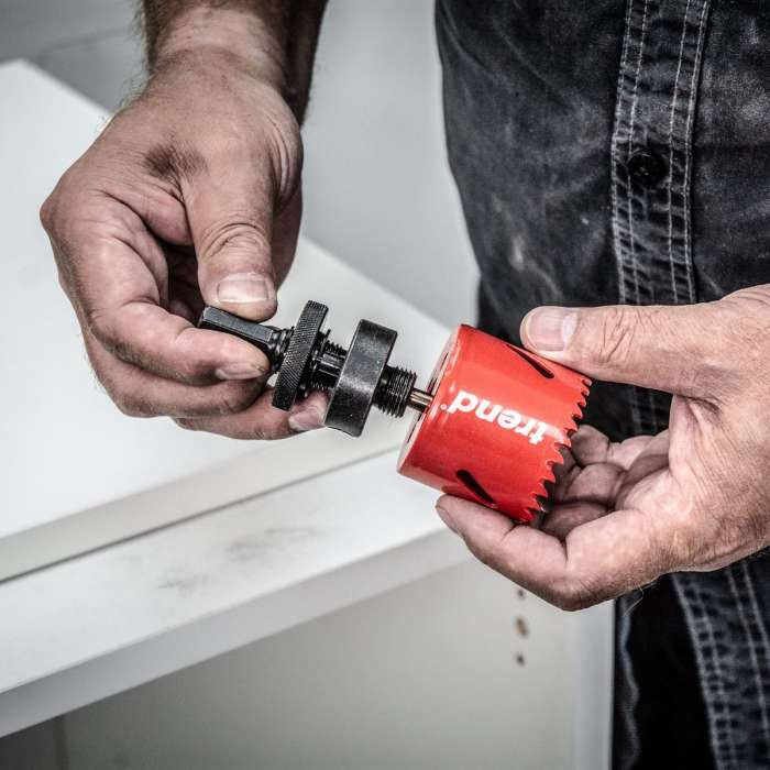 Trend HS/SET/7 - HSS Bi-Metal 8% Cobalt Holesaw 7pc Plumbing Set