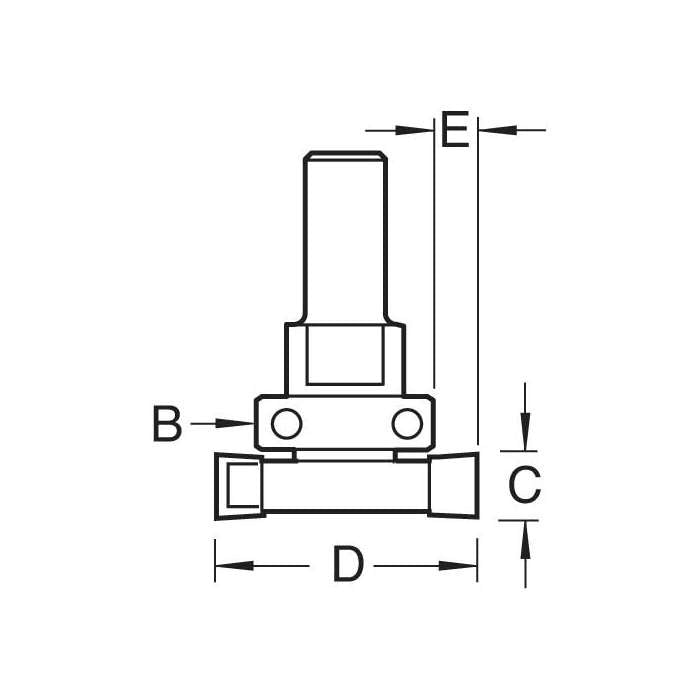 Trend Intumescent Recesser Cutter 15mm x 40mm C221X1/2TC