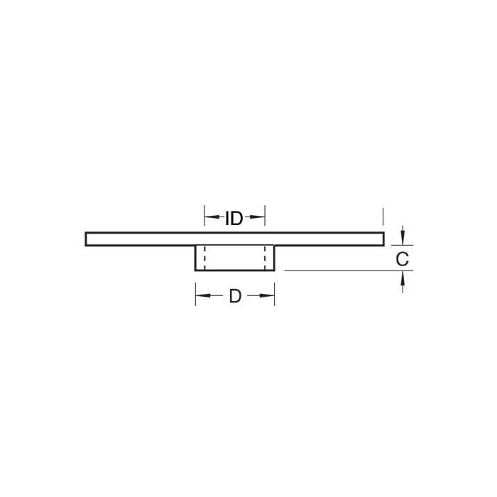 TREND KEY FEATURES OF TREND GB158 GUIDE BUSH 15.8 X 6MM CDJ300