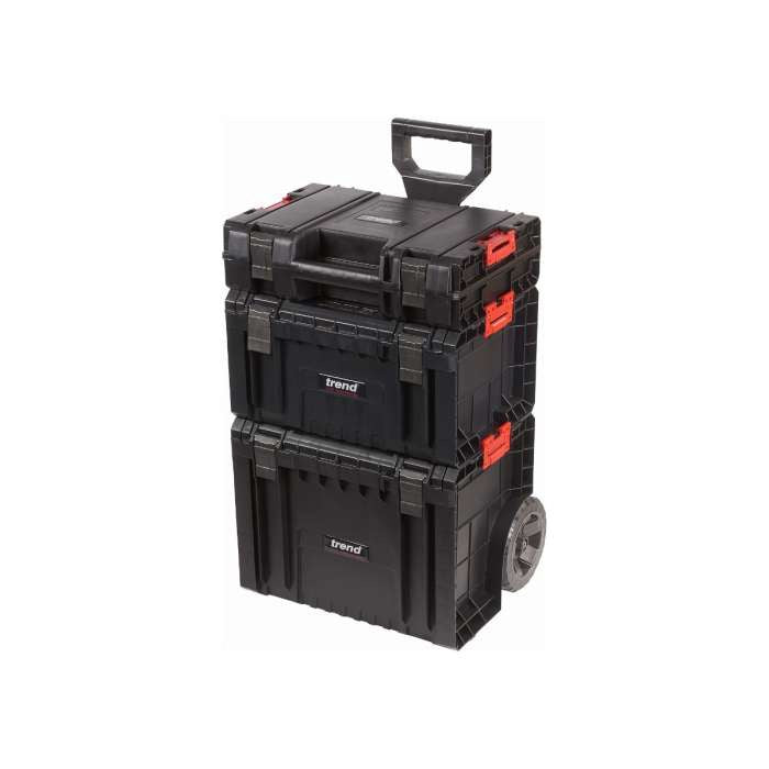 Trend MS/T/SET3/A ProTransit Tool Box Storage Set 3 Piece Heavy Duty with Wheeled