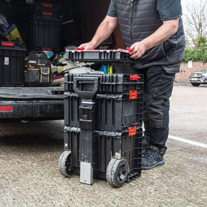 Trend MS/T/SET3/A ProTransit Tool Box Storage Set 3 Piece Heavy Duty with Wheeled