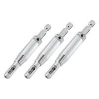 Trend Quick Release 3 Piece Hinge Fitting Drill Bit Guide Set QR/DBG/SET