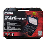 Trend 35 Piece 1/2in Shank TCT Router Cutter Set SET/SS35X1/2TC