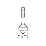 Trend Snappy De-Burring Tool 5mm to 13mm SNAP/CSK/2
