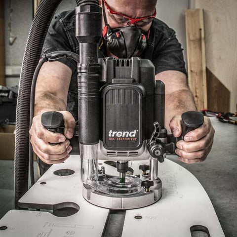Trend T12EK 1/2" Variable Speed Plunge Router 2300W 240V