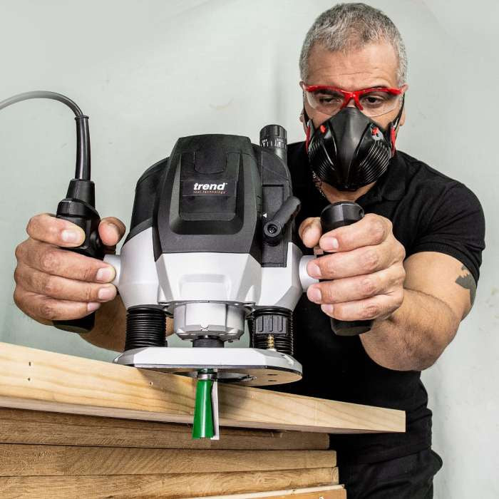 Trend T7EK 1/2" Plunge Router 230V/2100W