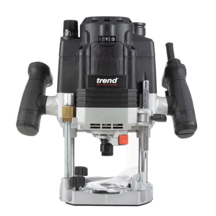 Trend T8ELK 1/2in Dual Mode Plunge Router 110V/2200W With Carry Case