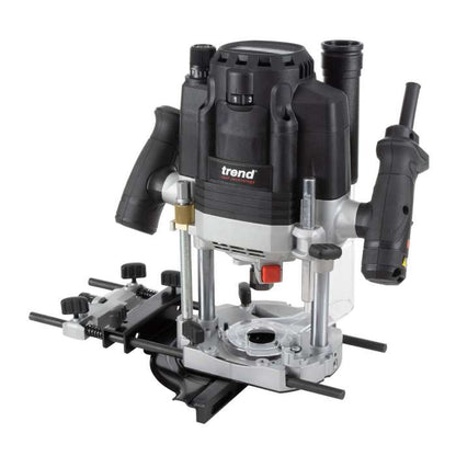 Trend T8ELK 1/2in Dual Mode Plunge Router 110V/2200W With Carry Case