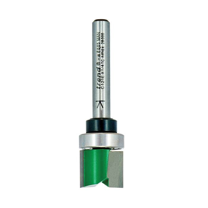 Trend 15.9mm Dia. x 12.7mm Cut Template Profile Cutter C121EX1/4TC