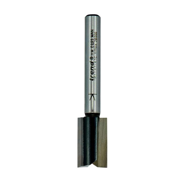 Trend TR11X1/4TC Two Flute Cutter 12mm Diameter - 1/4" Shank